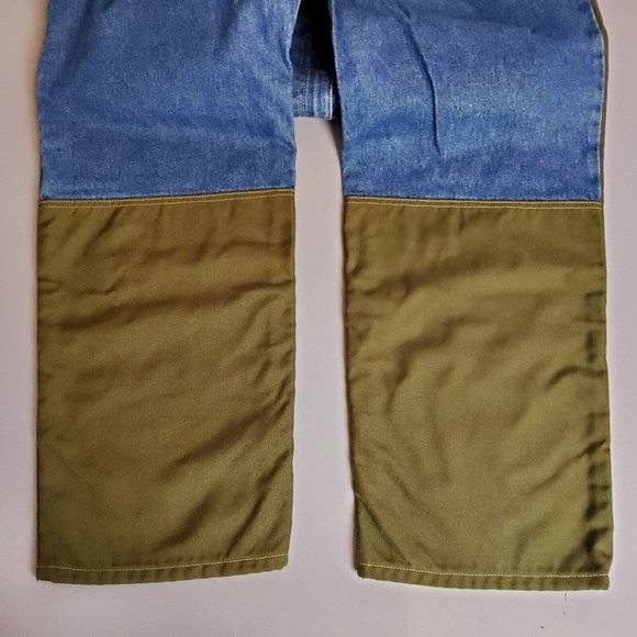 Vintage LL Bean Brush Guard Blue Denim Jeans Pant Hunting Outdoors 36X31 - Picture 8 of 8